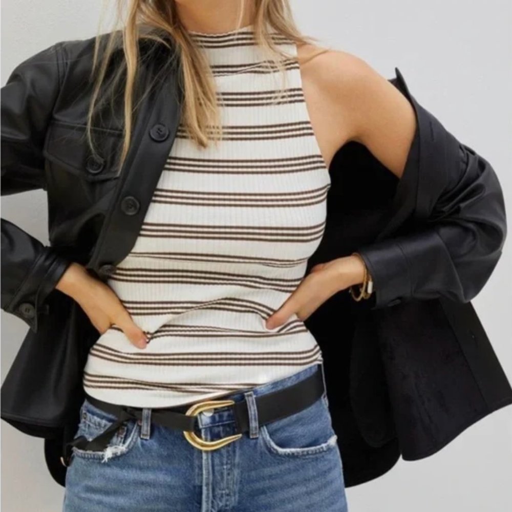 Maeve (Anthropologie) Mock Neck Tank